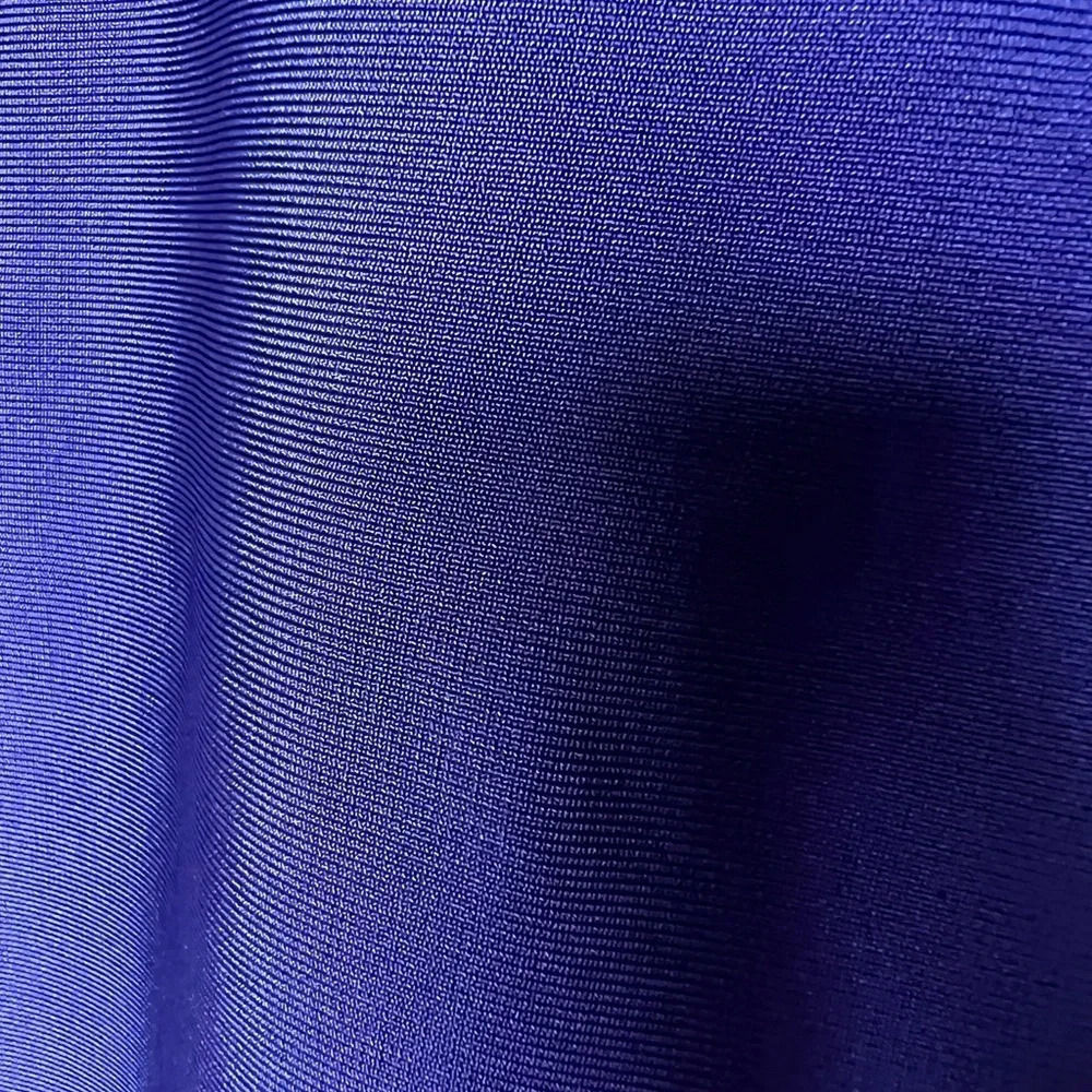 Fashion nova royal blue Gabrielle Deep V Bandage Dress Sheer Bodice Size M - Picture 9 of 15
